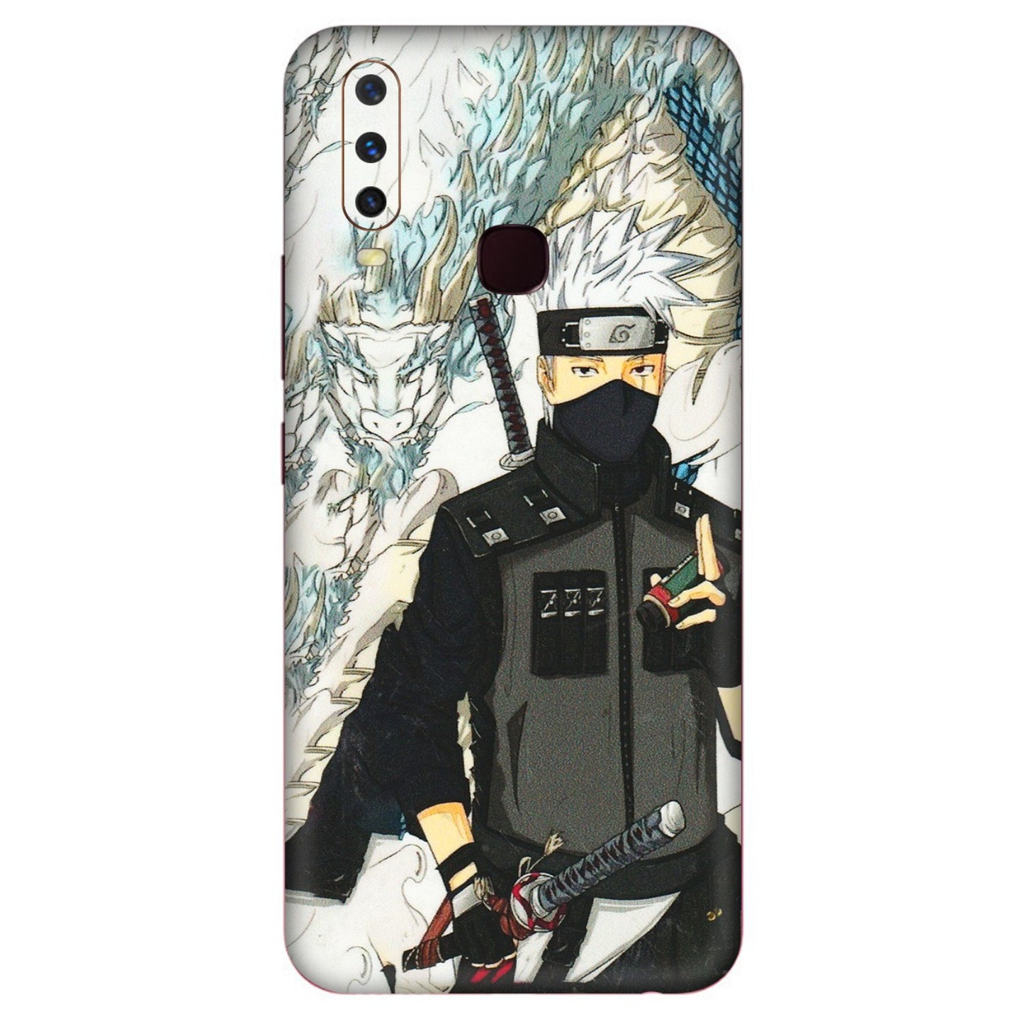 VIVO Y Series Phone Skins (All Models) - Kakashi Hatake Naruto Anime - 3D Embossed Finish (L-46) Vivo Y12