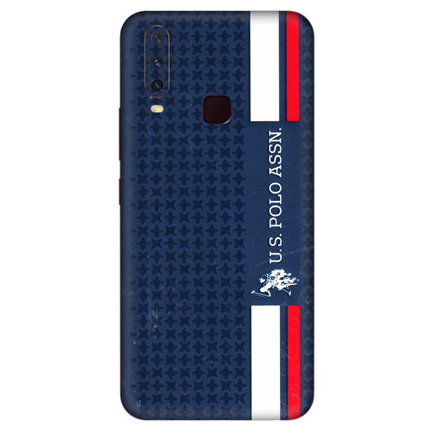 VIVO Y Series Phone Skins (All Models) - US POLO Designer Brand - 3D Embossed Finish (L-65) Vivo Y12