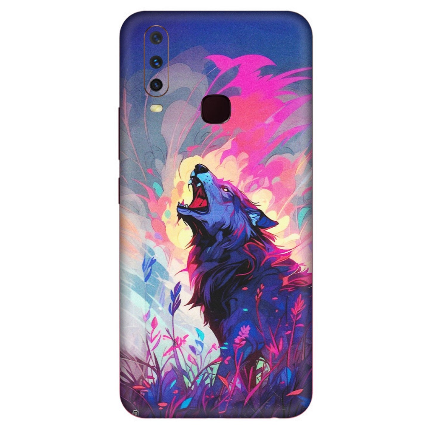 VIVO Y Series Phone Skins (All Models) - New Wild Wolf Abstract - Matte Finish (M-125) Vivo Y12