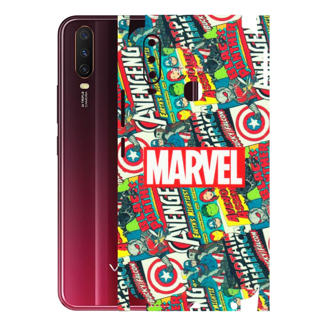 VIVO Y Series Phone Skins (All Models) - Marvel Comic Lover - Matte Finish (M-30) Vivo Y12