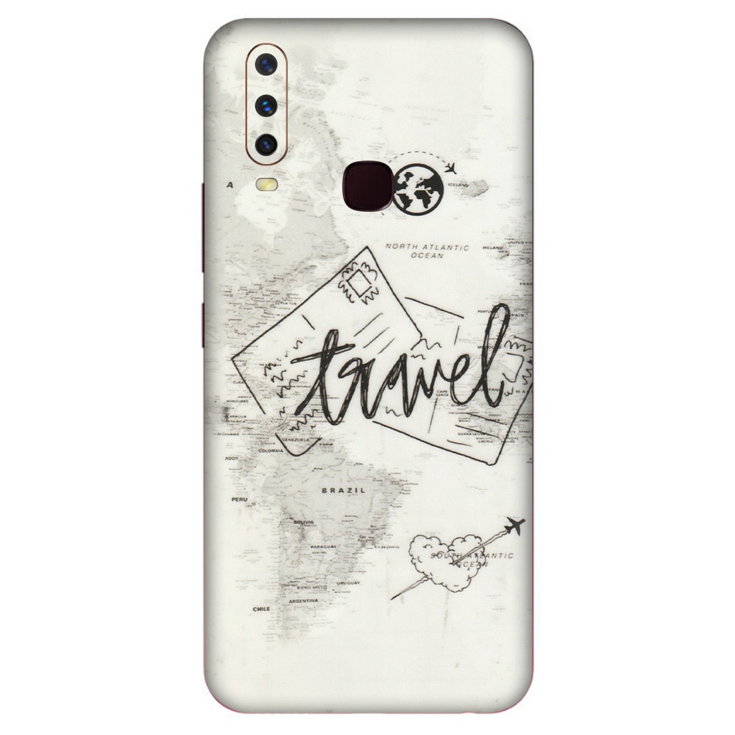 VIVO Y Series Phone Skins (All Models) - Travel Ticket - Transparent Finish (T-06) Vivo Y12