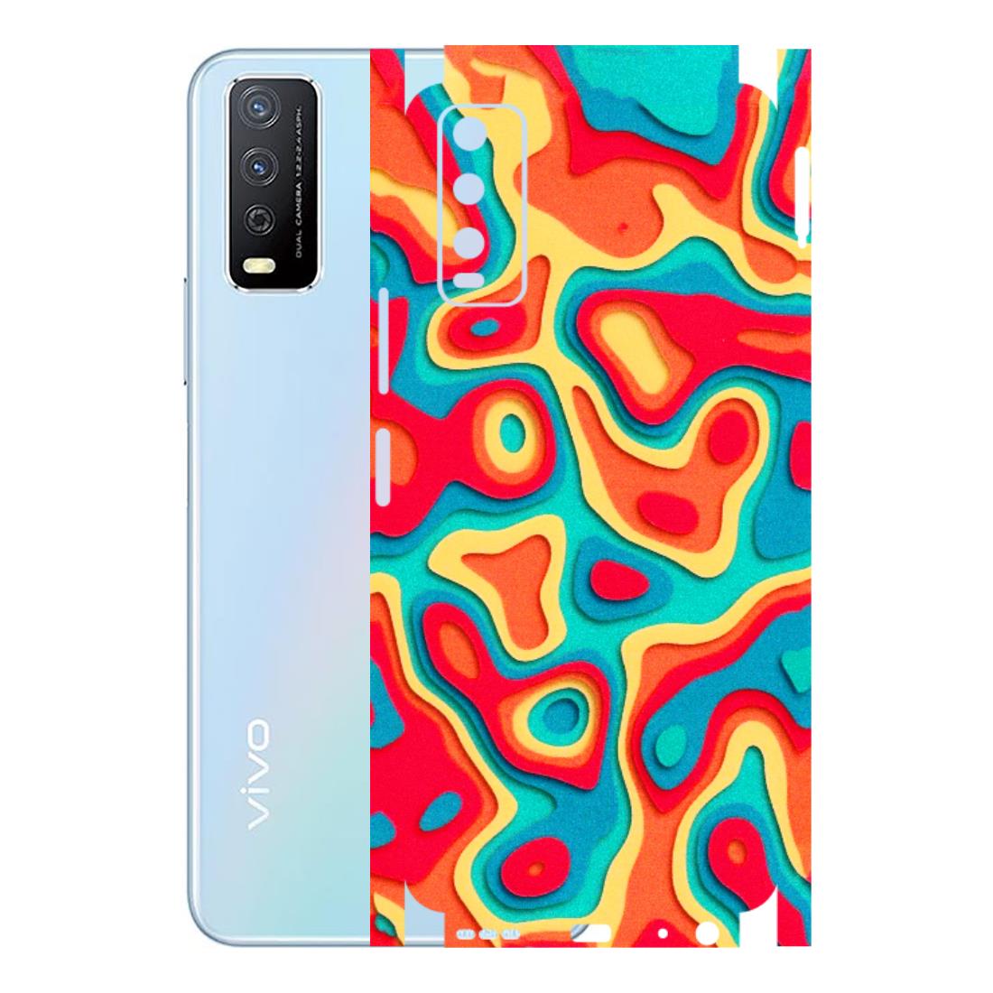 VIVO Y Series Phone Skins (All Models) - Abstract Swirl - 3D Embossed Finish (L-150) Vivo Y12s