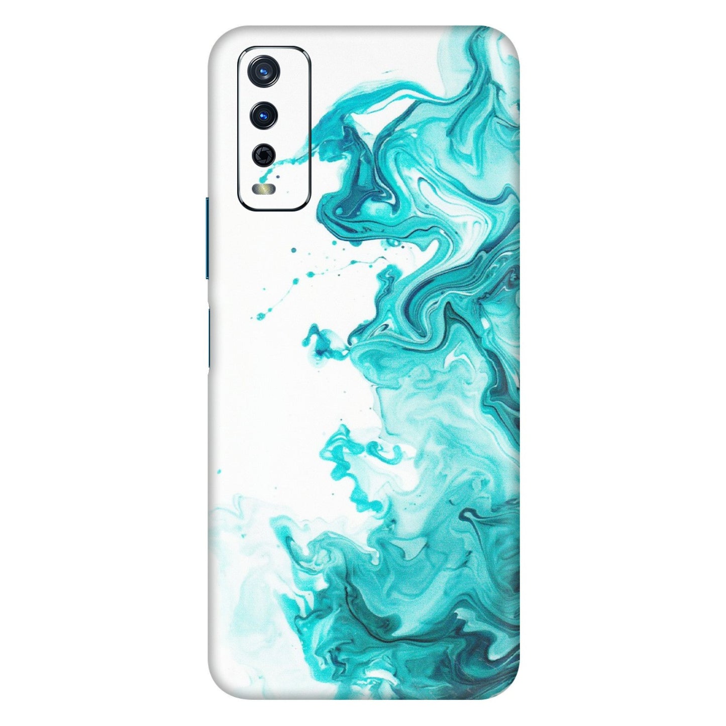 VIVO Y Series Phone Skins (All Models) - Sky Blue Abstract Colour - Matte Finish (M-146) Vivo Y12s