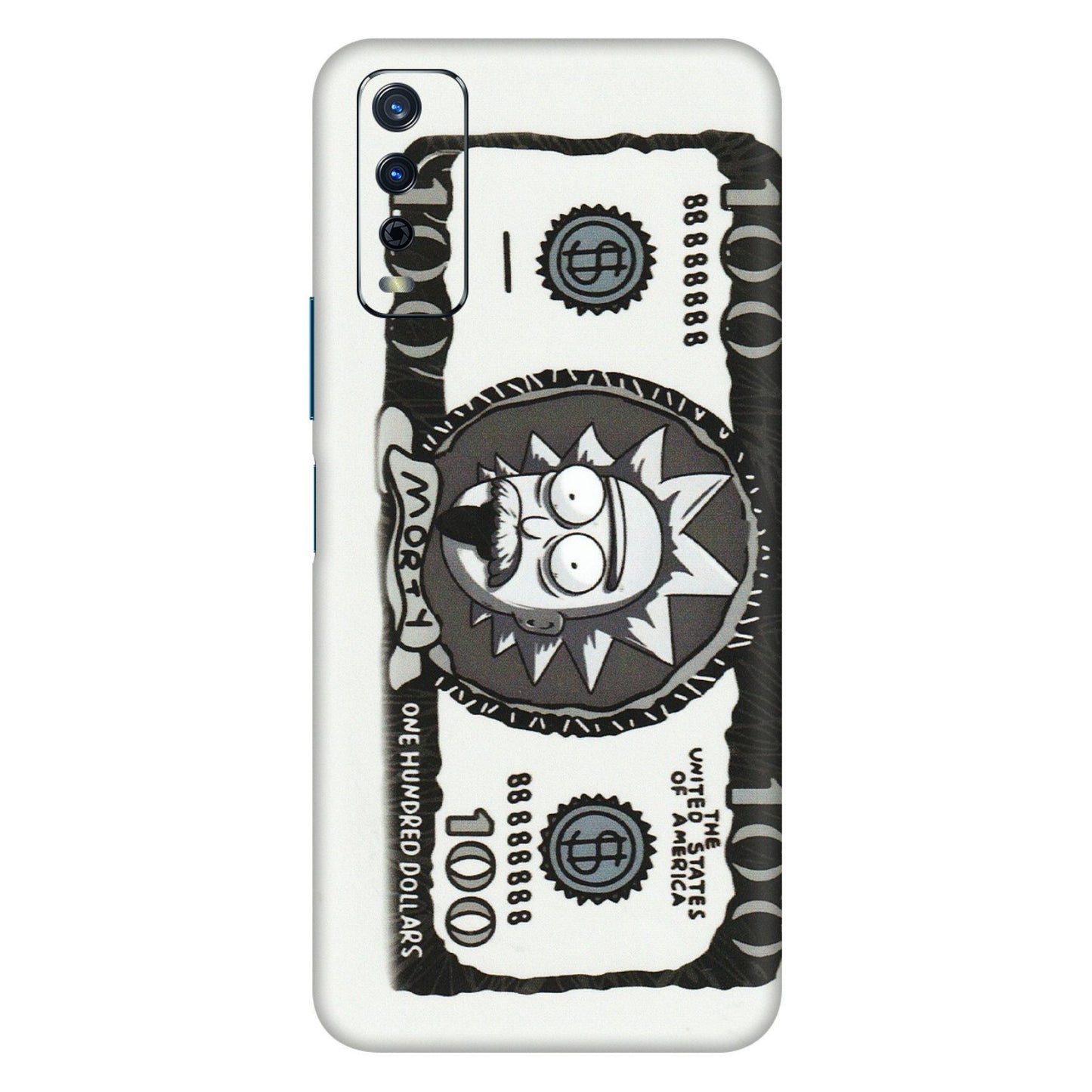 VIVO Y Series Phone Skins (All Models) - Rick And Morty Hundred Dollar Anime - Matte Finish (M-161) Vivo Y12s