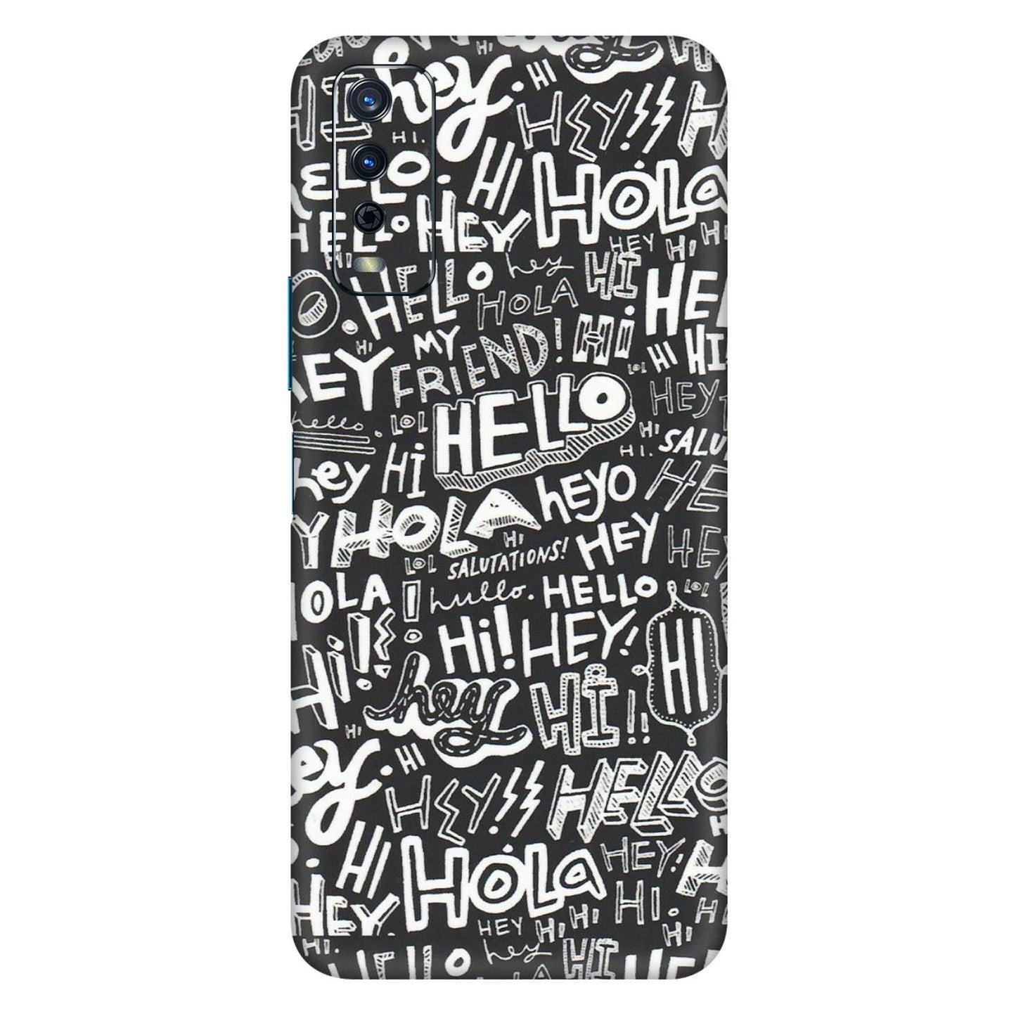 VIVO Y Series Phone Skins (All Models) - Hi Hello Doodles - Matte Finish (M-25)