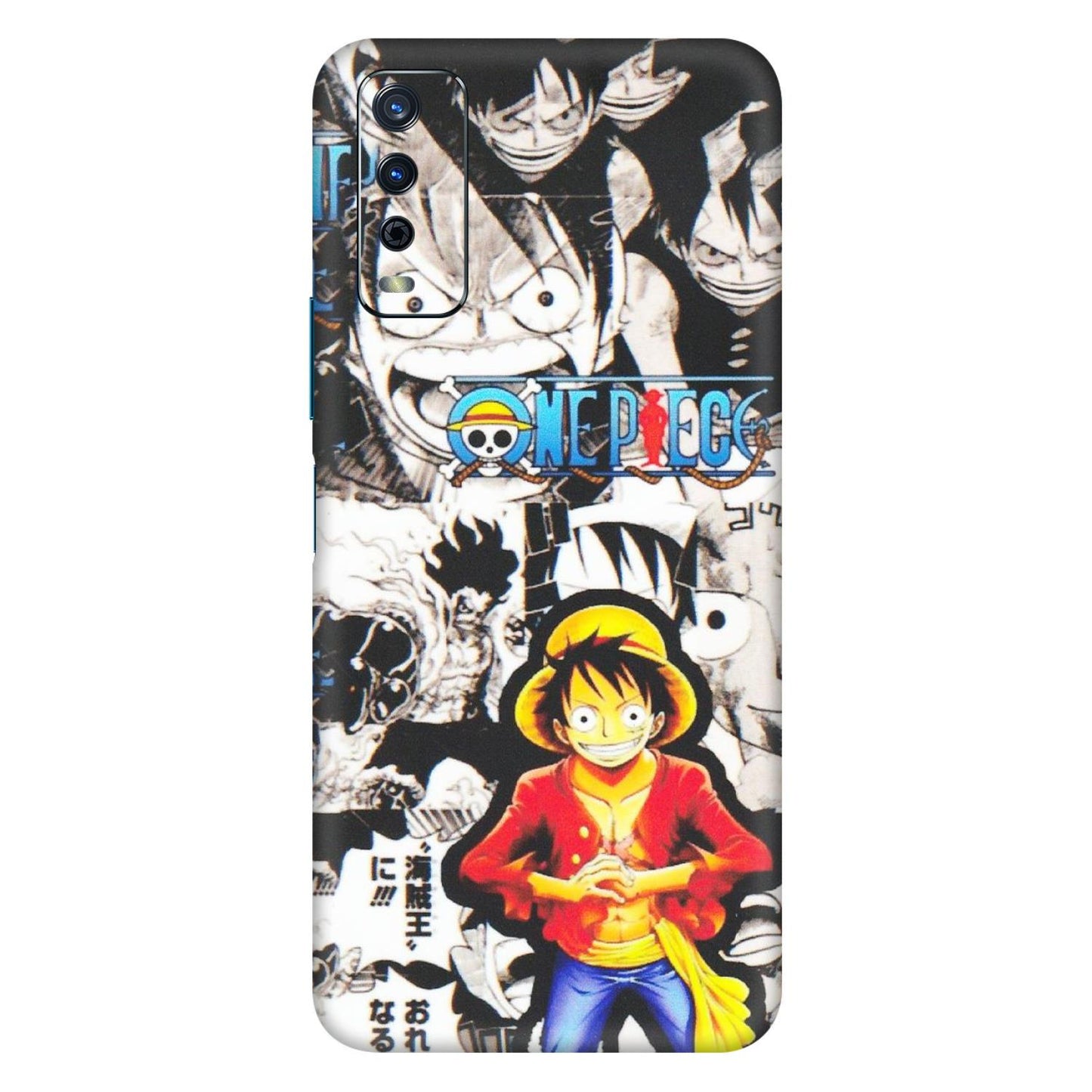 VIVO Y Series Phone Skins (All Models) - One Piece B&W - Matte Finish (M-63) Vivo Y12s