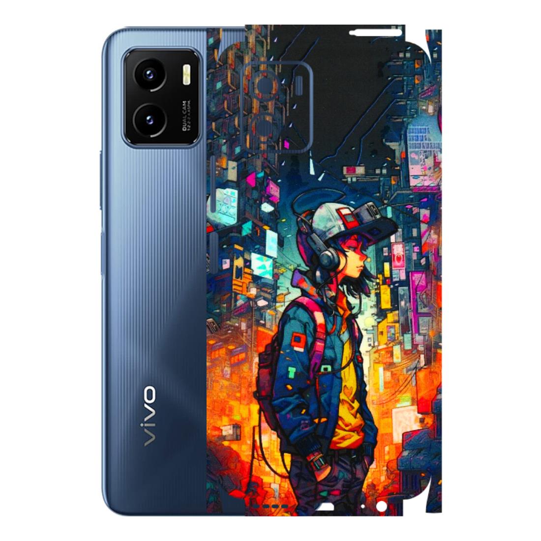 VIVO Y Series Phone Skins (All Models) - Street Anime Guy - 3D Embossed Finish (L-158) Vivo Y15C