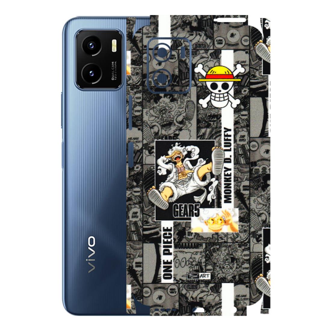 VIVO Y Series Phone Skins (All Models) - Cuffy Anime MonkeyCamic - 3D Embossed Finish (L-242) Vivo Y15C