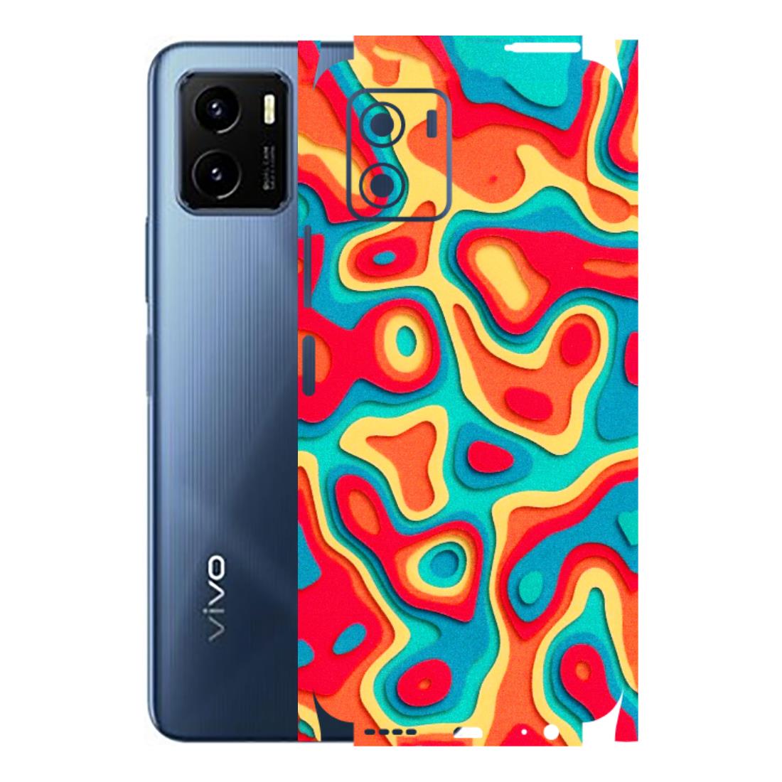 VIVO Y Series Phone Skins (All Models) - Abstract Swirl - 3D Embossed Finish (L-150) Vivo Y15S