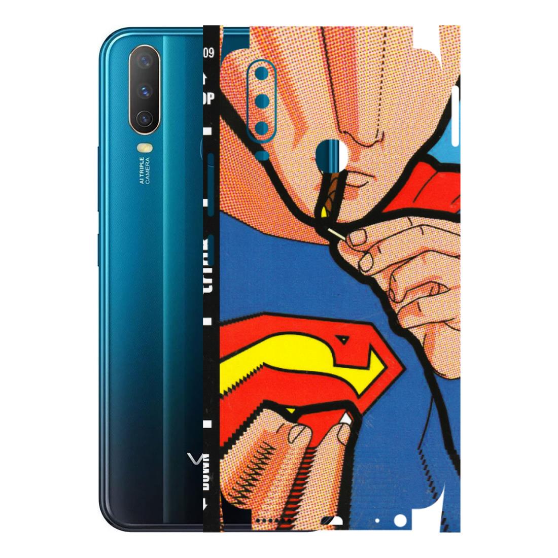 VIVO Y Series Phone Skins (All Models) - Superman Sutta - 3D Embossed Finish (L-130) Vivo Y15