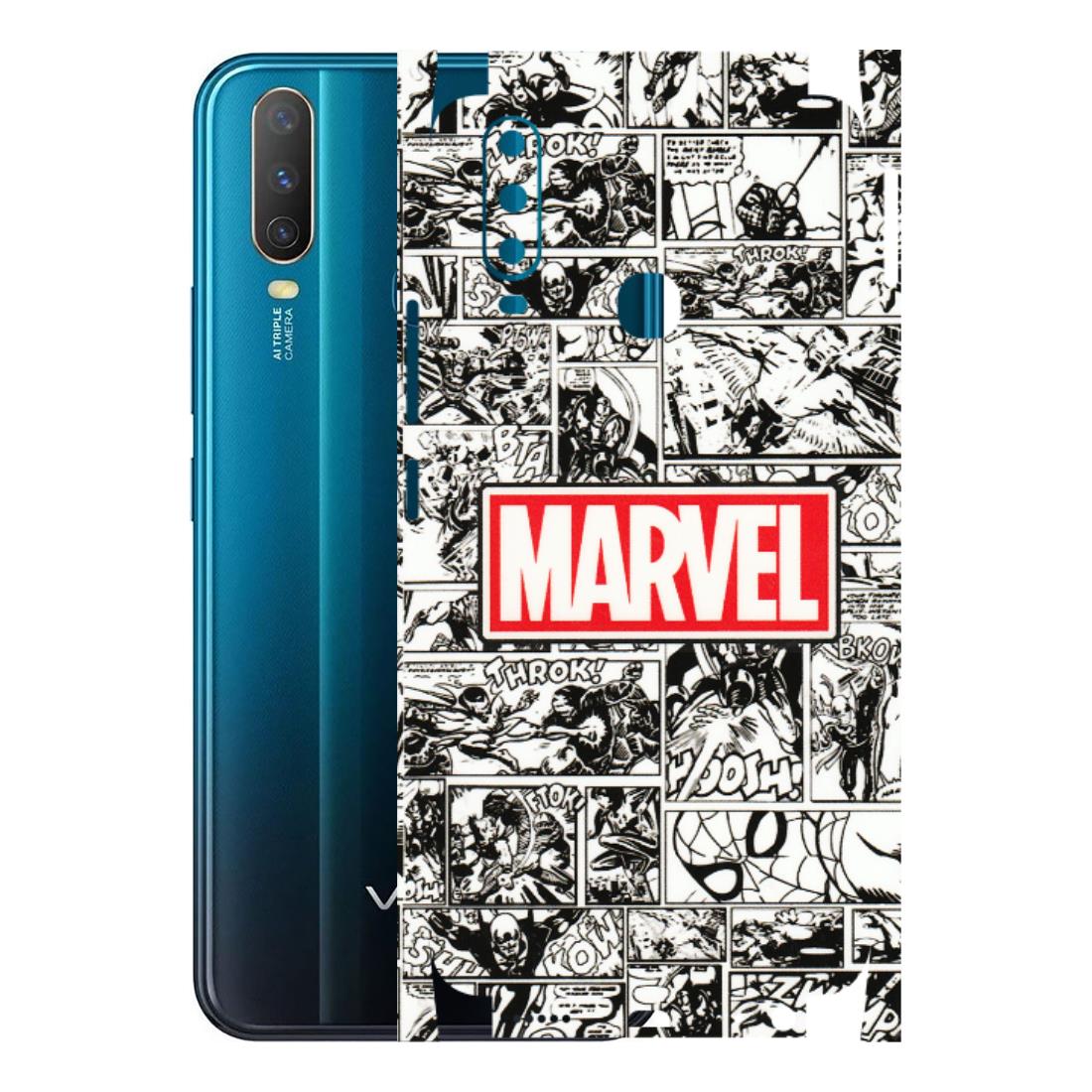 VIVO Y Series Phone Skins (All Models) - Marvel Comic - 3D Embossed Finish (L-171) Vivo Y15