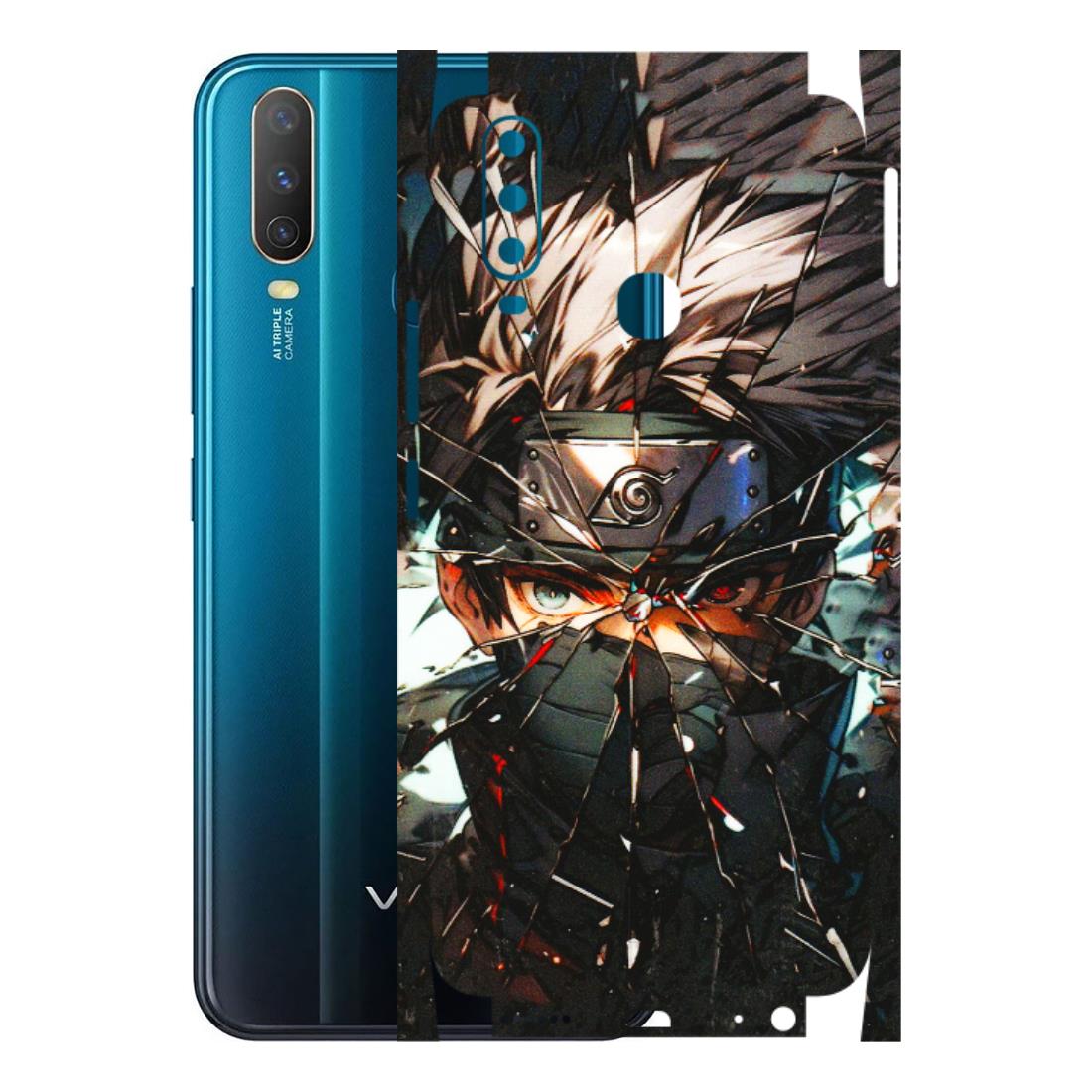 VIVO Y Series Phone Skins (All Models) - Kakashi Shattered Glass Effect - 3D Embossed Finish (L-237) Vivo Y15