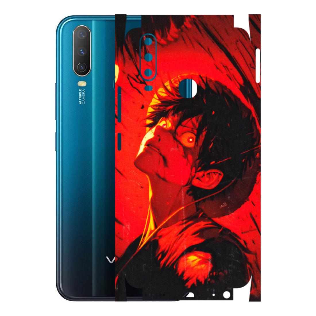 VIVO Y Series Phone Skins (All Models) - D.Luffy Power Up One Piece Anime - 3D Embossed Finish (L-326) Vivo Y15