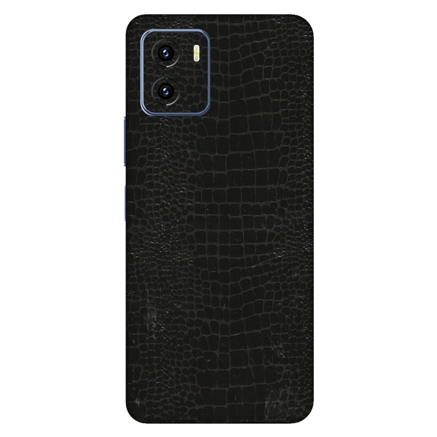 VIVO Y Series Phone Skins (All Models) - Snake Leather Black - 3D Embossed Finish (L-107) Vivo Y15C