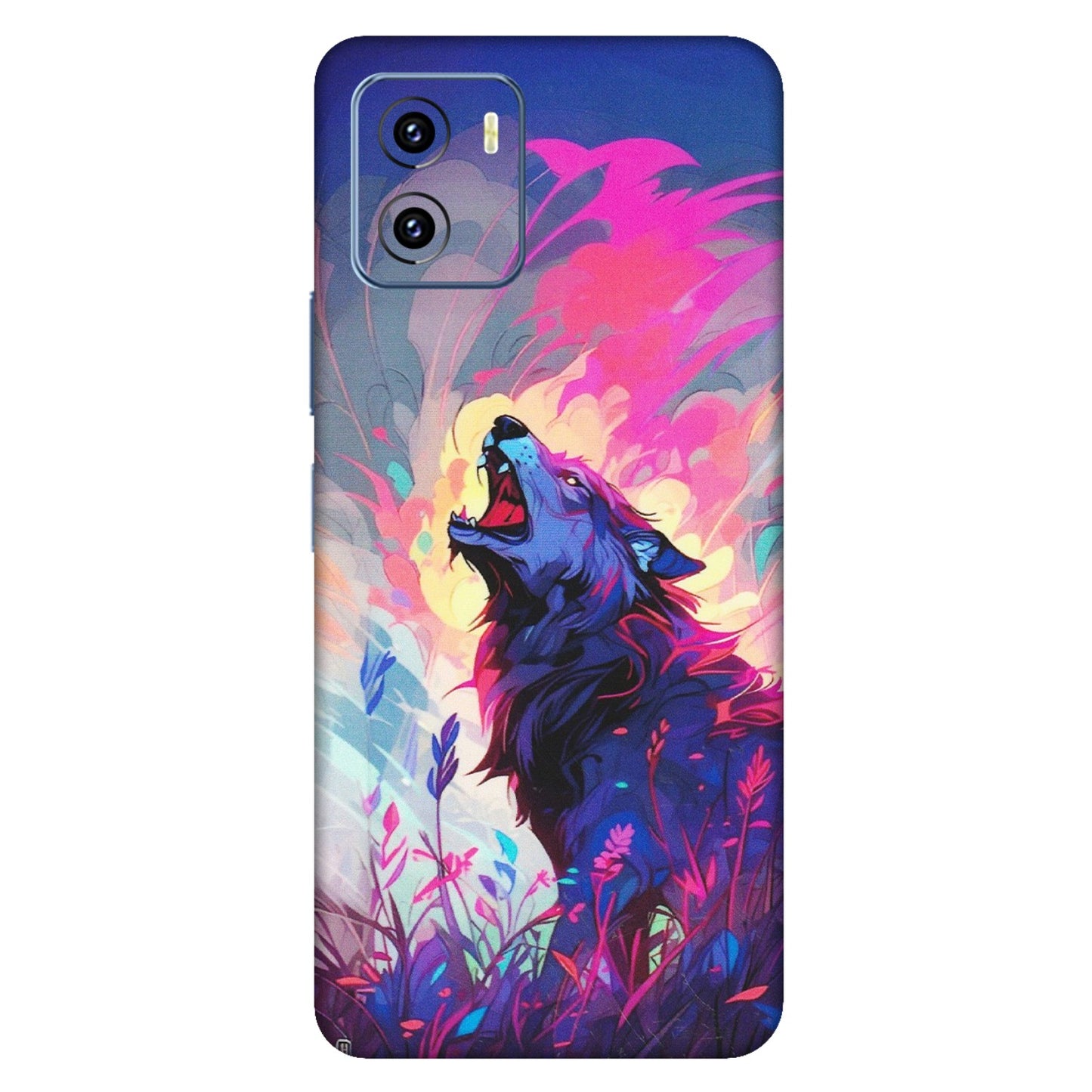 VIVO Y Series Phone Skins (All Models) - New Wild Wolf Abstract - Matte Finish (M-125) Vivo Y15C