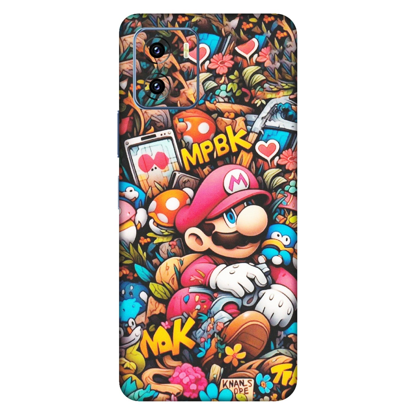 VIVO Y Series Phone Skins (All Models) - Super Mario Bros Artistic - Matte Finish (M-173) Vivo Y15C