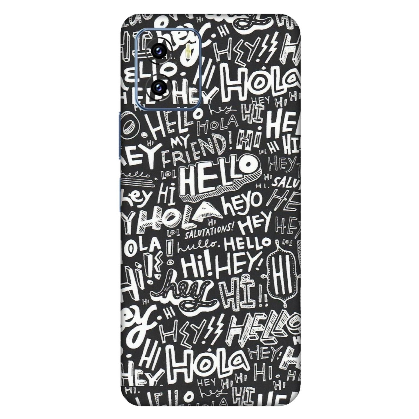 VIVO Y Series Phone Skins (All Models) - Hi Hello Doodles - Matte Finish (M-25)