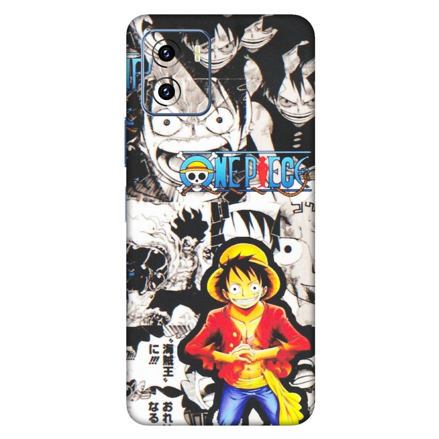 VIVO Y Series Phone Skins (All Models) - One Piece B&W - Matte Finish (M-63) Vivo Y15C