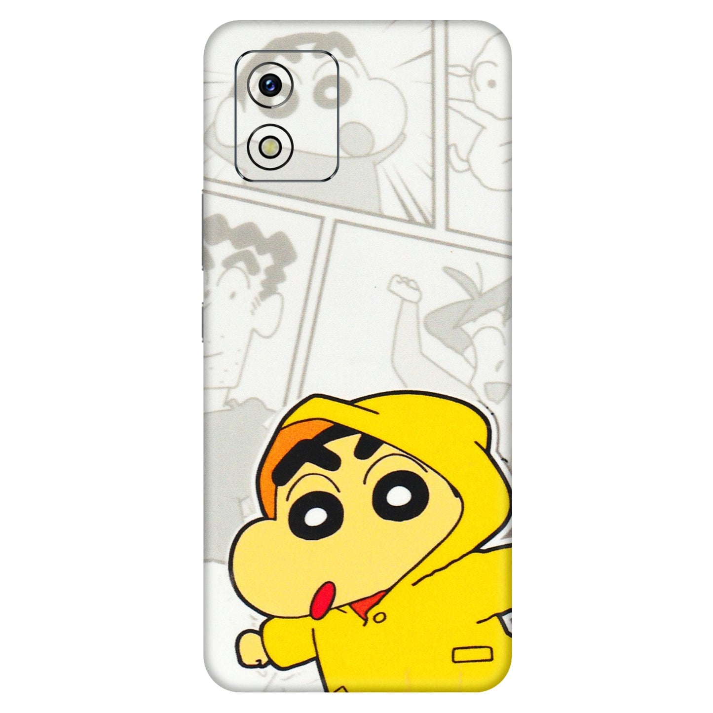 VIVO Y Series Phone Skins (All Models) - Yellow Shinchan Comic - 3D Embossed Finish (L-246) Vivo Y15S