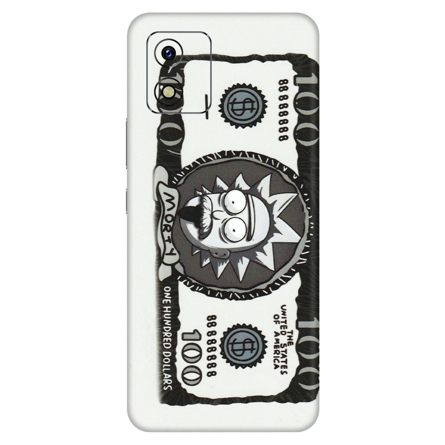 VIVO Y Series Phone Skins (All Models) - Rick And Morty Hundred Dollar Anime - Matte Finish (M-161) Vivo Y15S