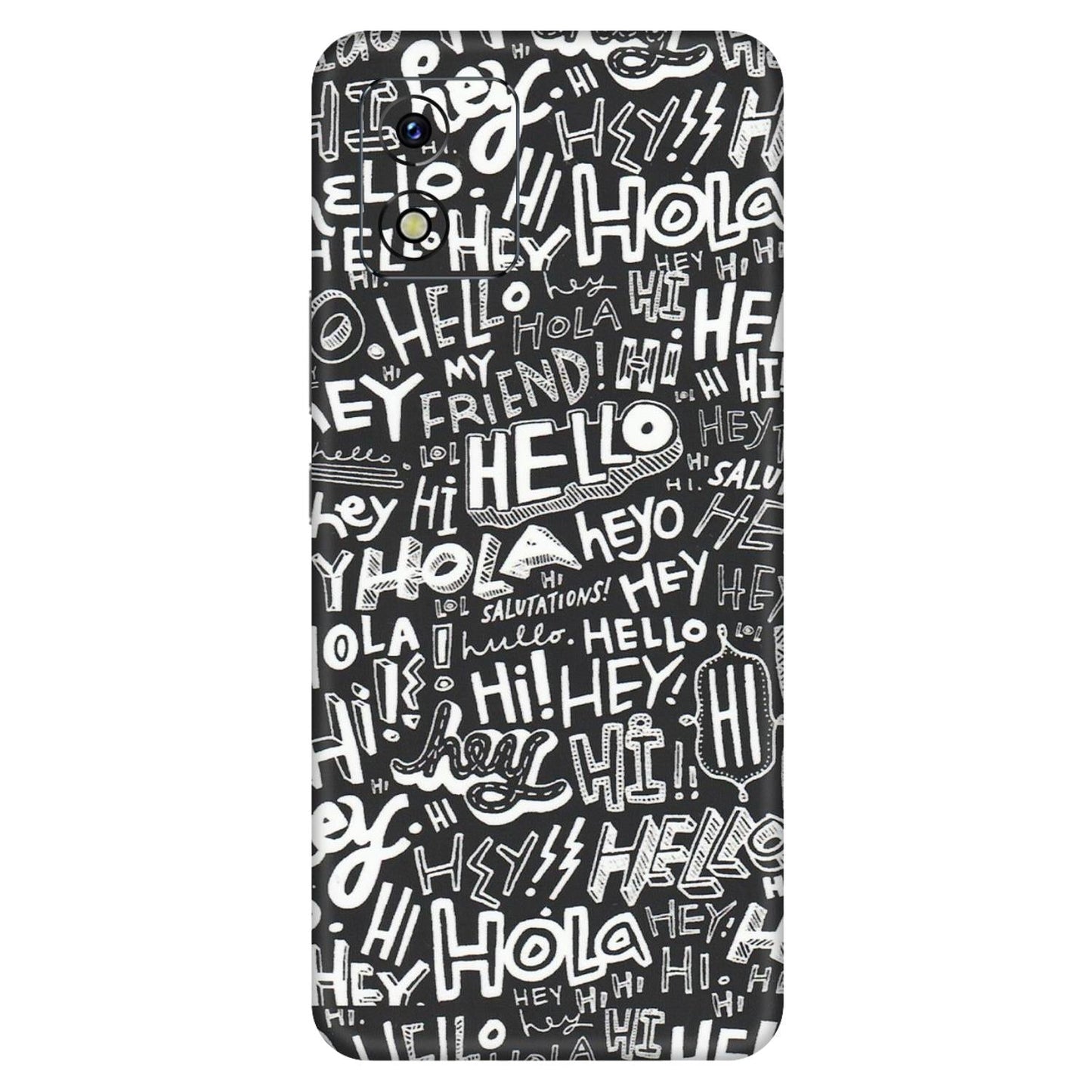 VIVO Y Series Phone Skins (All Models) - Hi Hello Doodles - Matte Finish (M-25)