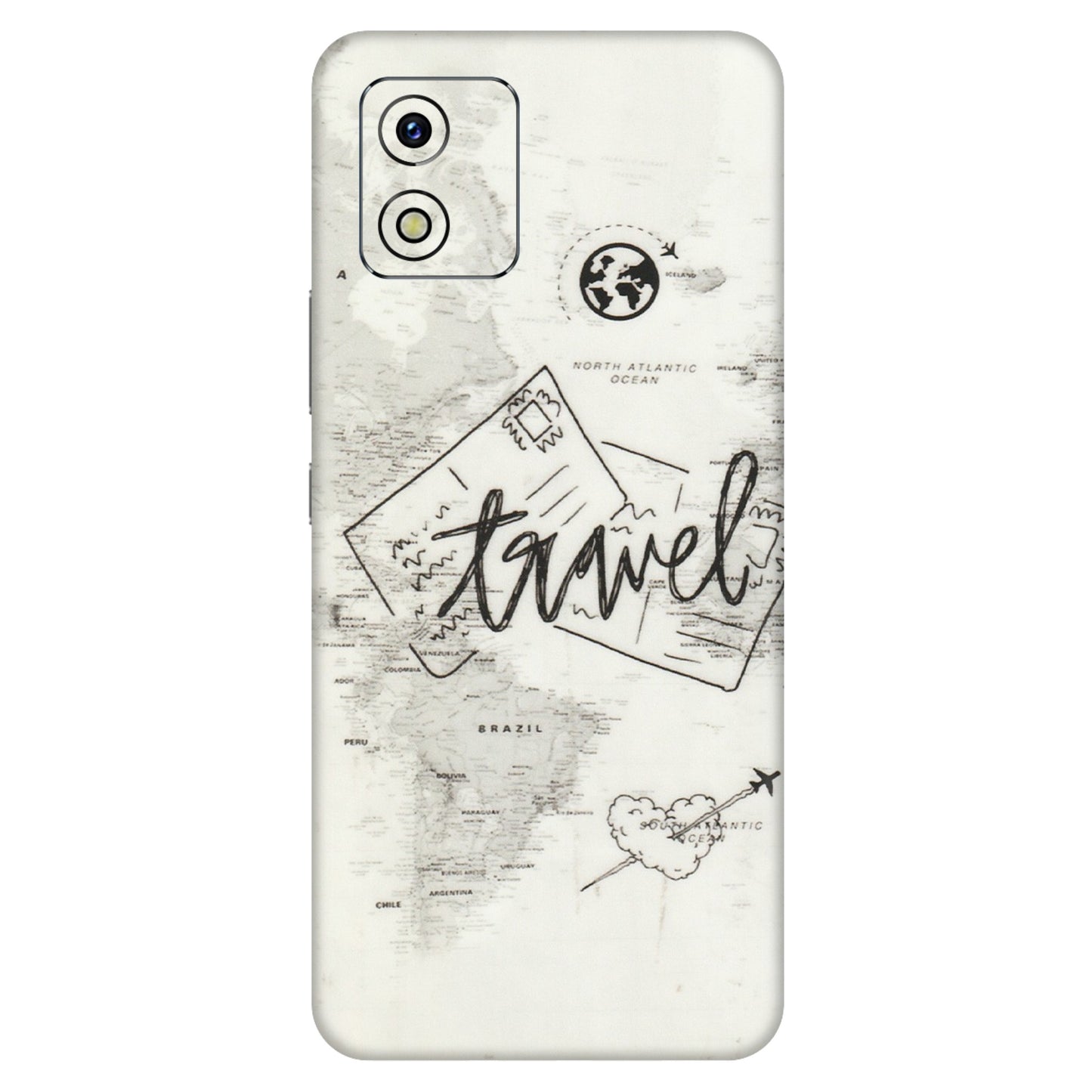 VIVO Y Series Phone Skins (All Models) - Travel Ticket - Transparent Finish (T-06) Vivo Y15S