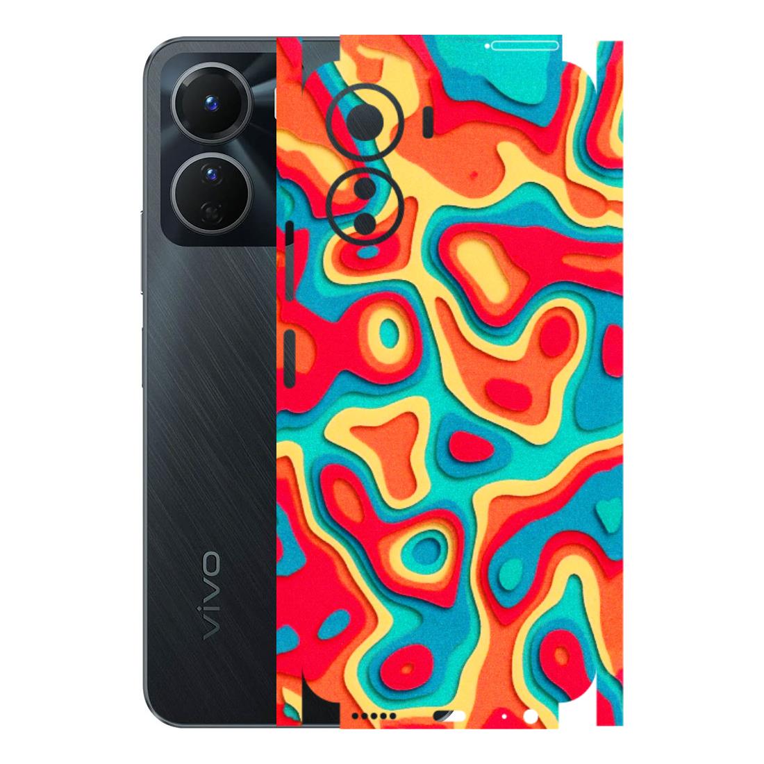 VIVO Y Series Phone Skins (All Models) - Abstract Swirl - 3D Embossed Finish (L-150) Vivo Y16