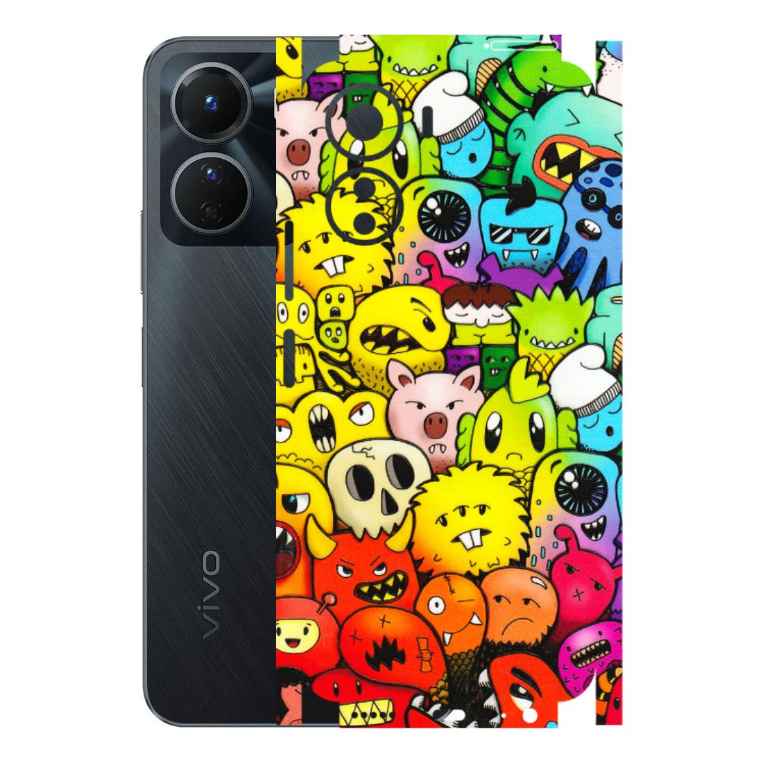 VIVO Y Series Phone Skins (All Models) - Angry Funkies - 3D Embossed Finish (L-169) Vivo Y16