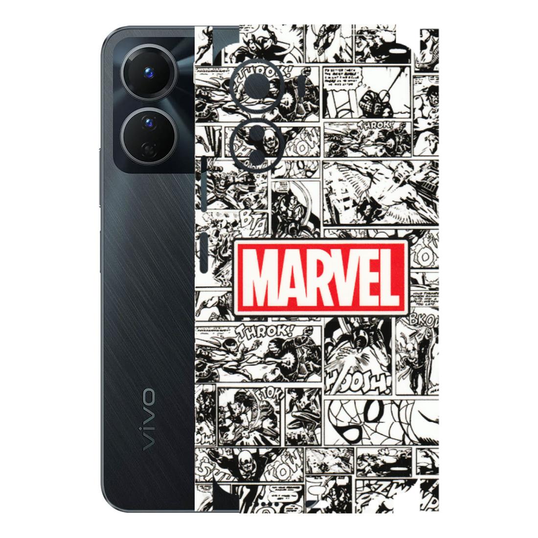 VIVO Y Series Phone Skins (All Models) - Marvel Comic - 3D Embossed Finish (L-171) Vivo Y16