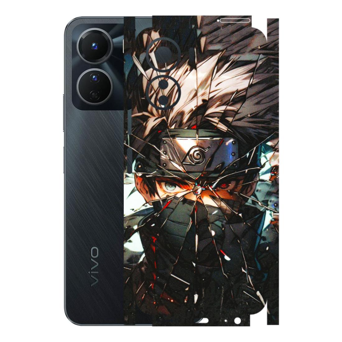 VIVO Y Series Phone Skins (All Models) - Kakashi Shattered Glass Effect - 3D Embossed Finish (L-237) Vivo Y16