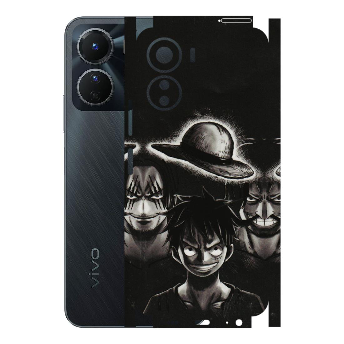 VIVO Y Series Phone Skins (All Models) - Black Luffy Hat - 3D Embossed Finish (L-57) Vivo Y16