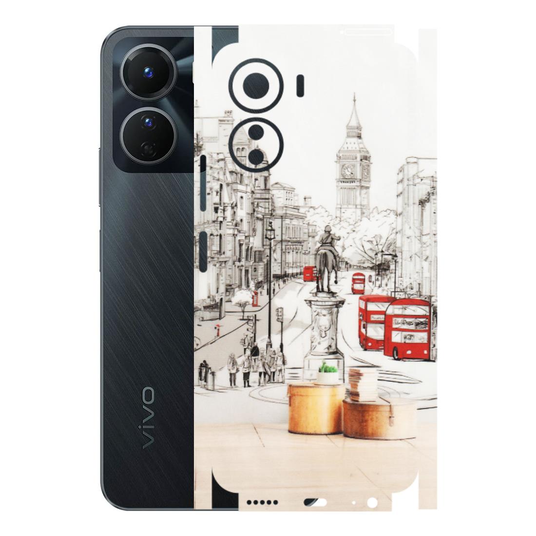 VIVO Y Series Phone Skins (All Models) - London Street - Transparent Finish (T-02) Vivo Y16
