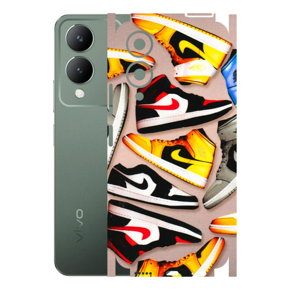 VIVO Y Series Phone Skins (All Models) - Sneaker Lover - 3D Embossed Finish (L-135) Vivo Y17S