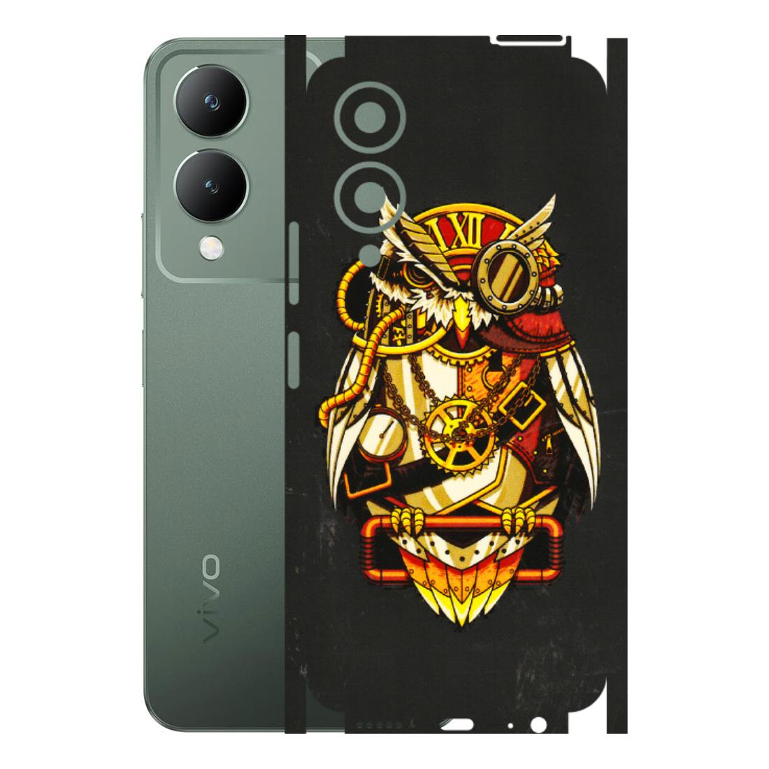 VIVO Y Series Phone Skins (All Models) - Classy Smart Owl - 3D Embossed Finish (L-144) Vivo Y17S