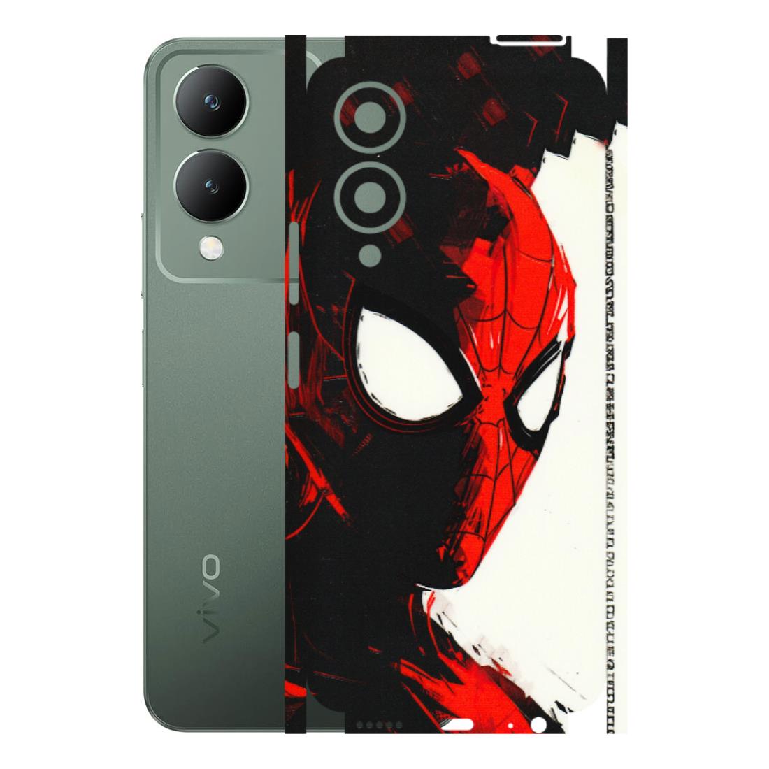 VIVO Y Series Phone Skins (All Models) - Spiderman Killer Face - 3D Embossed Finish (L-17) Vivo Y17S