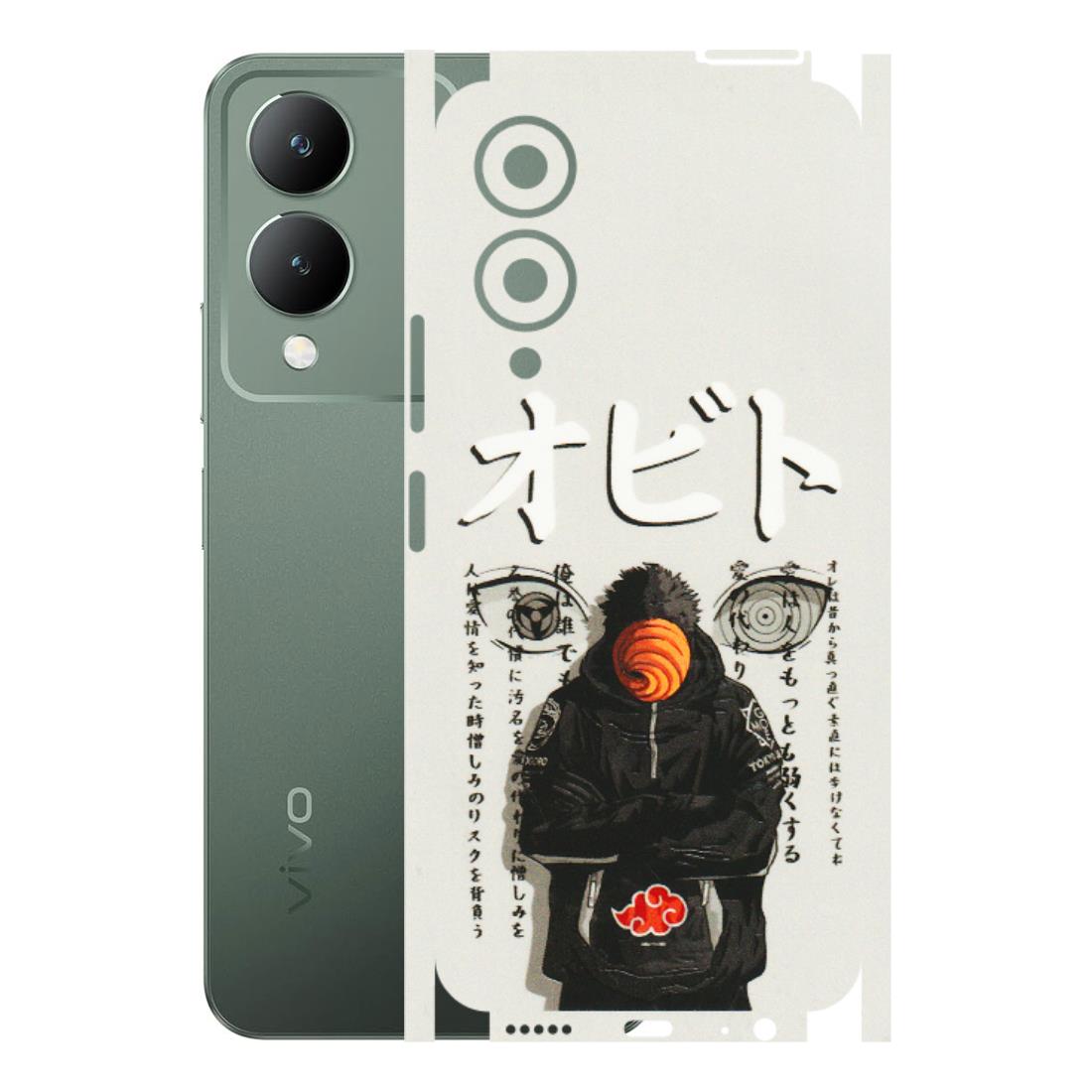 VIVO Y Series Phone Skins (All Models) - Obito Anime Eye - 3D Embossed Finish (L-19) Vivo Y17S