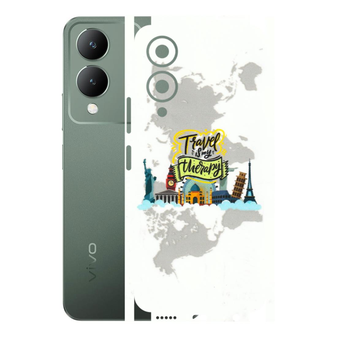 VIVO Y Series Phone Skins (All Models) - Travel Therapy - 3D Embossed Finish (L-199) Vivo Y17S