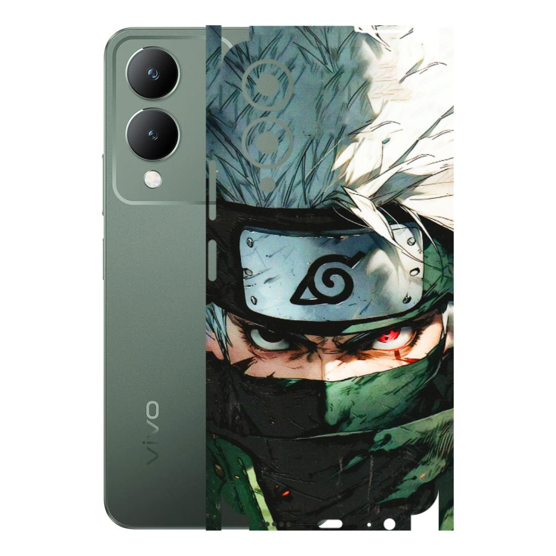 VIVO Y Series Phone Skins (All Models) - Kakashi Red Eye Focus - 3D Embossed Finish (L-227) Vivo Y17S