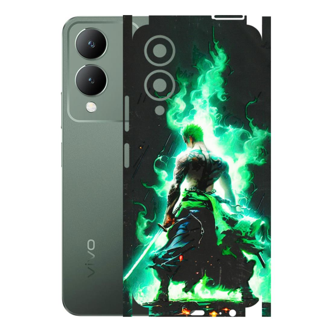 VIVO Y Series Phone Skins (All Models) - Zoro Sword - 3D Embossed Finish (L-241) Vivo Y17S