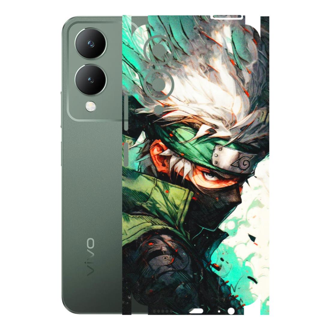 VIVO Y Series Phone Skins (All Models) - Kakashi Side Profile - 3D Embossed Finish (L-249) Vivo Y17S