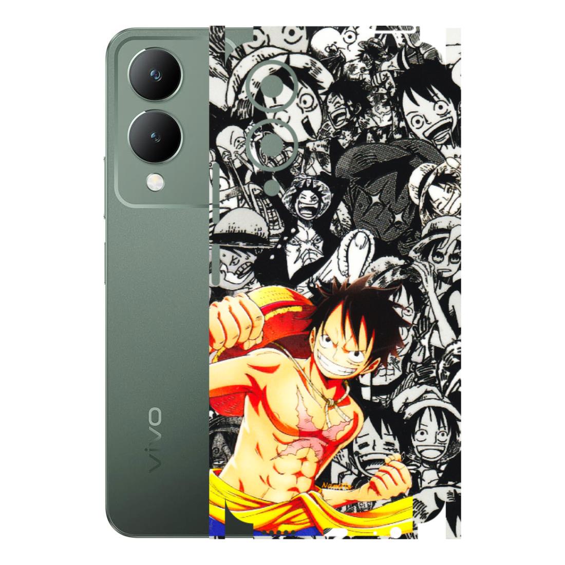 VIVO Y Series Phone Skins (All Models) - Anime Comics Games Doodles - 3D Embossed Finish (L-27) Vivo Y17S