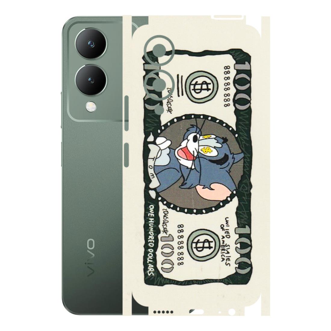VIVO Y Series Phone Skins (All Models) - Tom Hundred Dollar - 3D Embossed Finish (L-324) Vivo Y17S