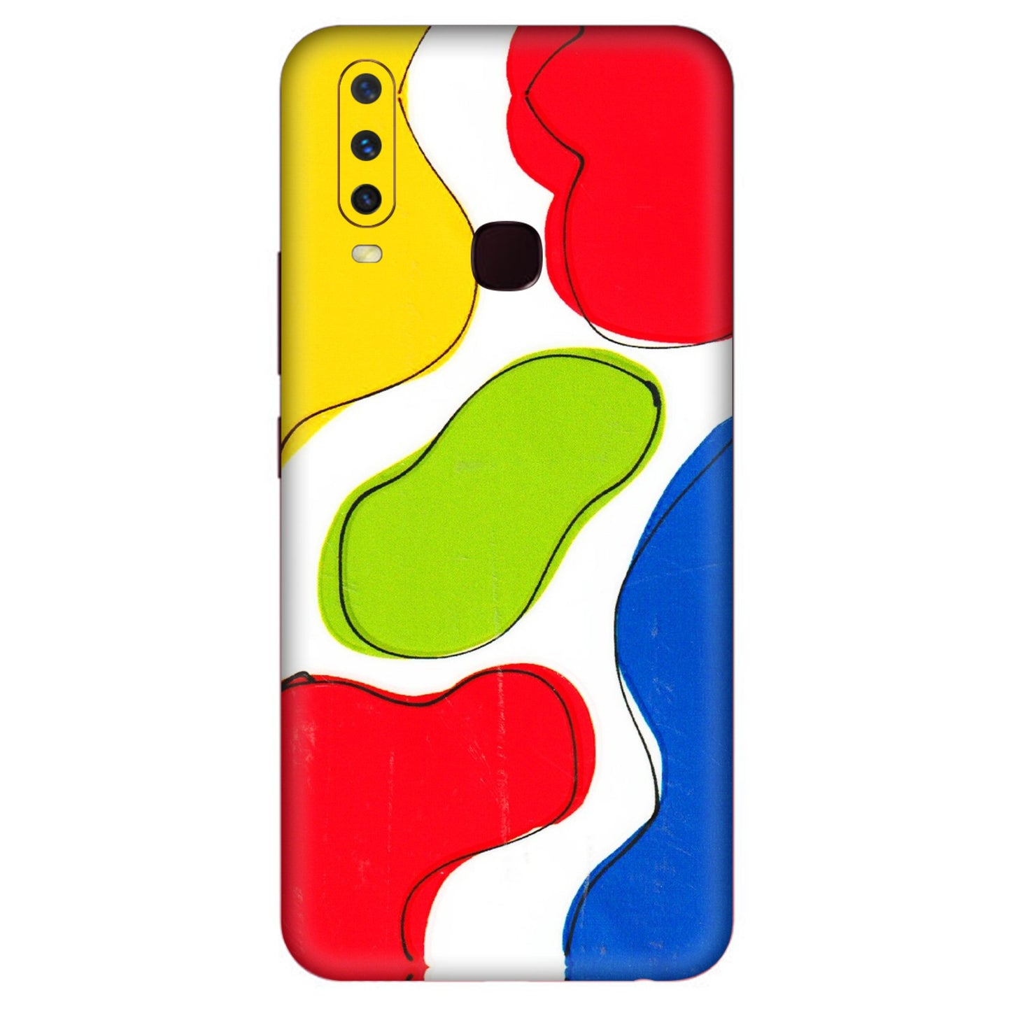 VIVO Y Series Phone Skins (All Models) - RGB Colour Paint - 3D Embossed Finish (L-284) Vivo Y17