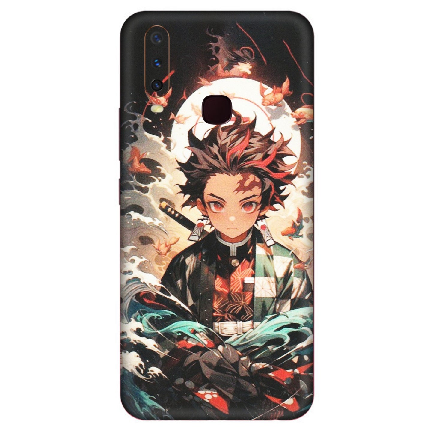 VIVO Y Series Phone Skins (All Models) - Tanjiro Demon Slayer Anime - Matte Finish (M-158) Vivo Y17