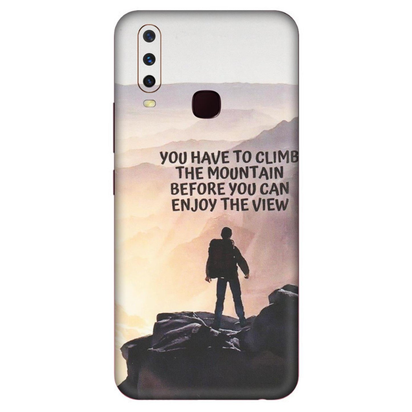 VIVO Y Series Phone Skins (All Models) - Motivational Hiking Mountain - Matte Finish (M-28)