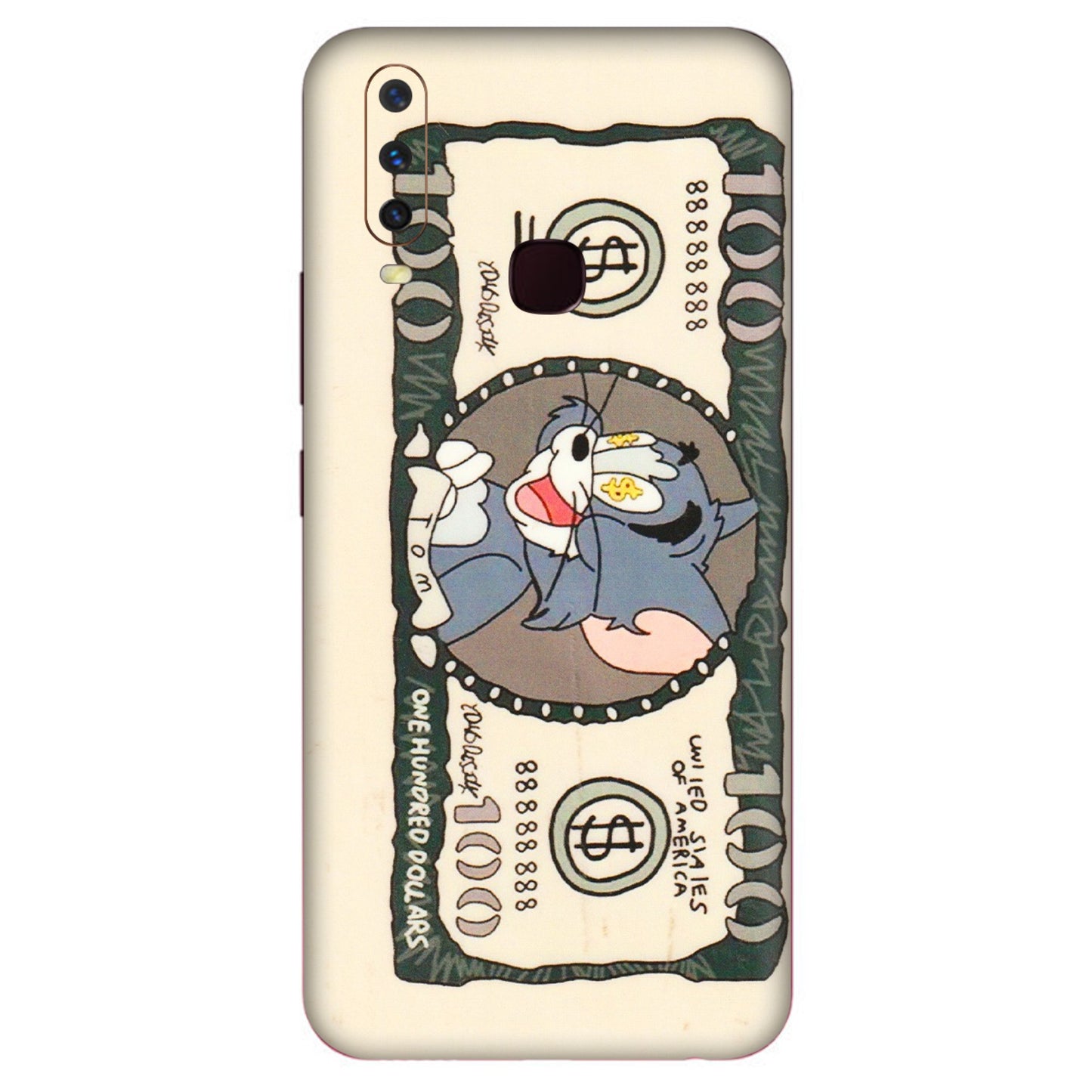 VIVO Y Series Phone Skins (All Models) - One Hundred Dollar Tom - Transparent Finish (T-16) Vivo Y17