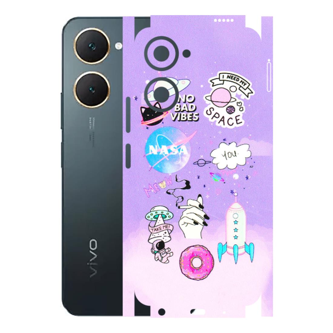 VIVO Y Series Phone Skins (All Models) - I Need My Nasa Skin - 3D Embossed Finish (L-149) Vivo Y18