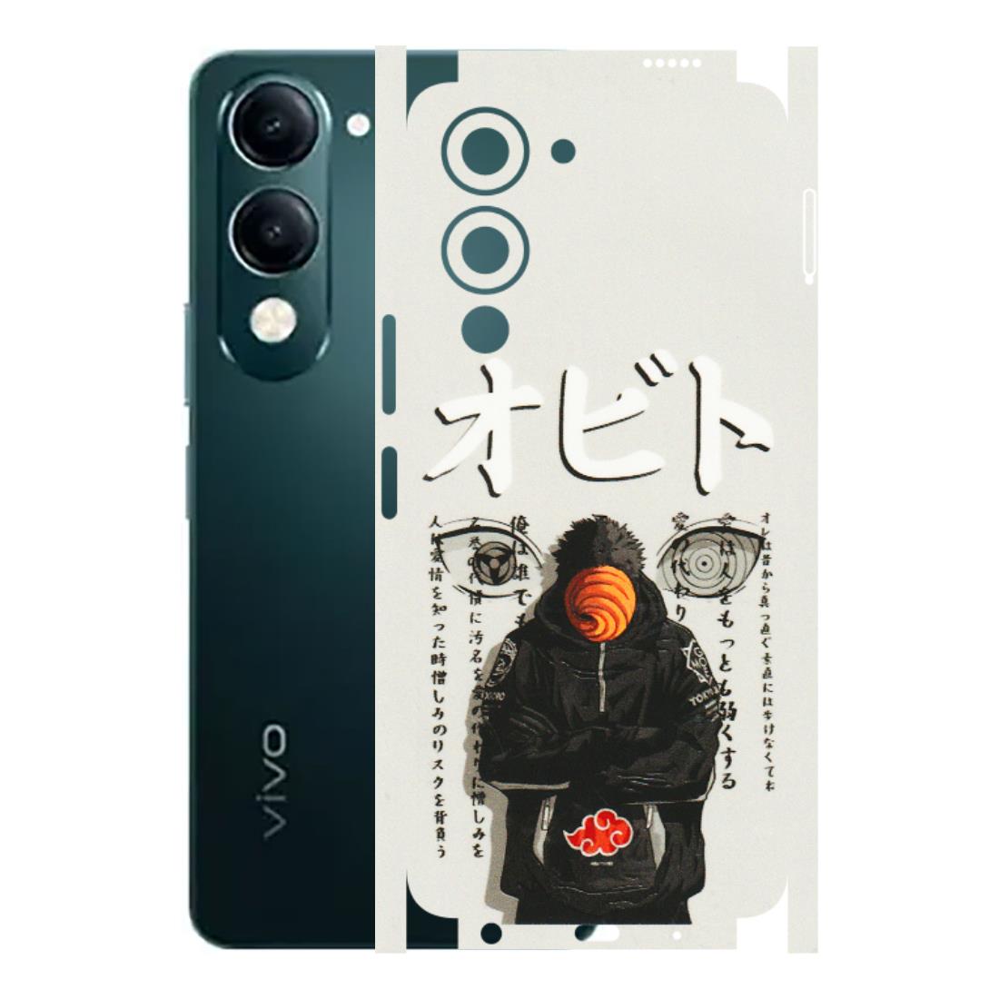VIVO Y Series Phone Skins (All Models) - Obito Anime Eye - 3D Embossed Finish (L-19) Vivo Y19E