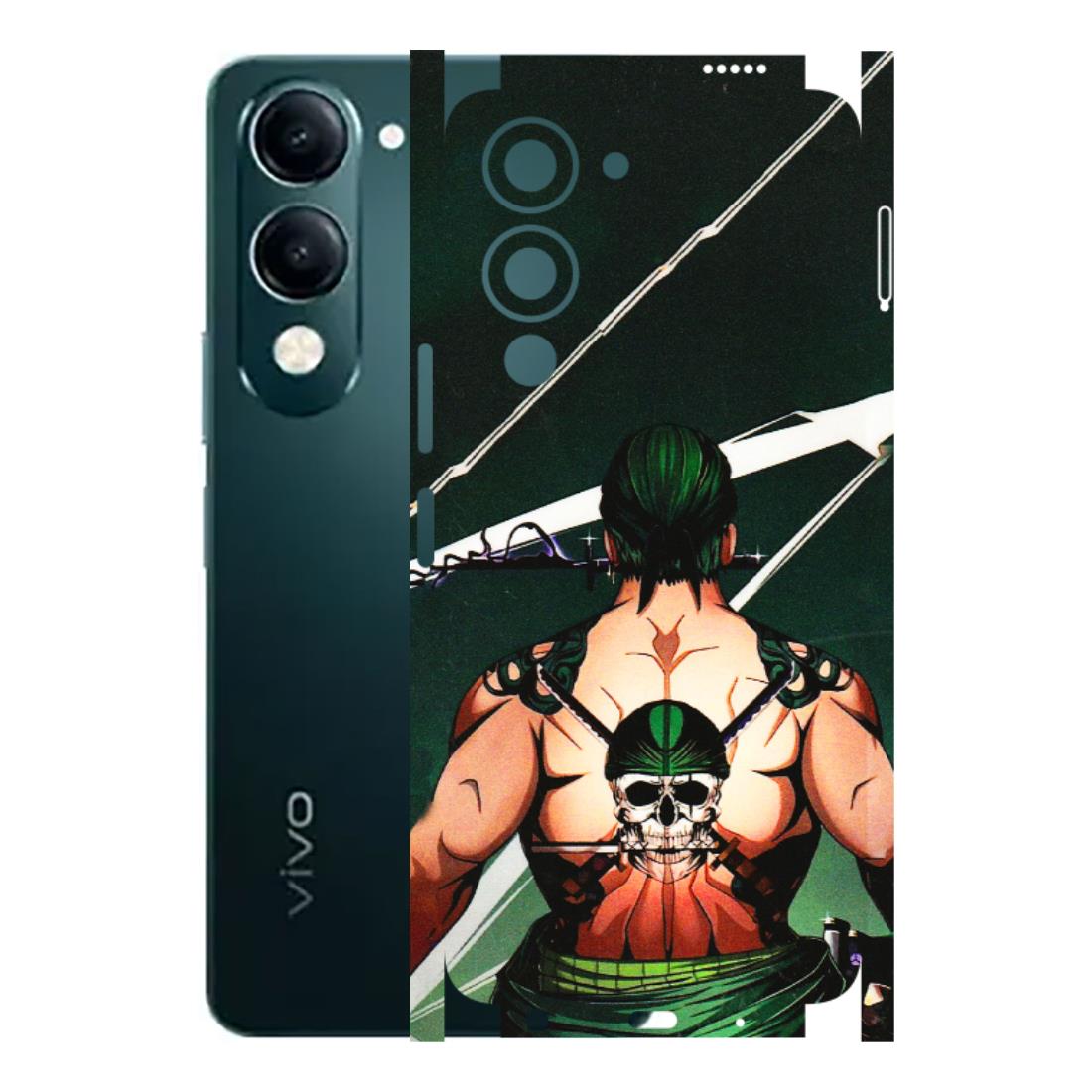 VIVO Y Series Phone Skins (All Models) - Zoro Anime - 3D Embossed Finish (L-23) Vivo Y19E