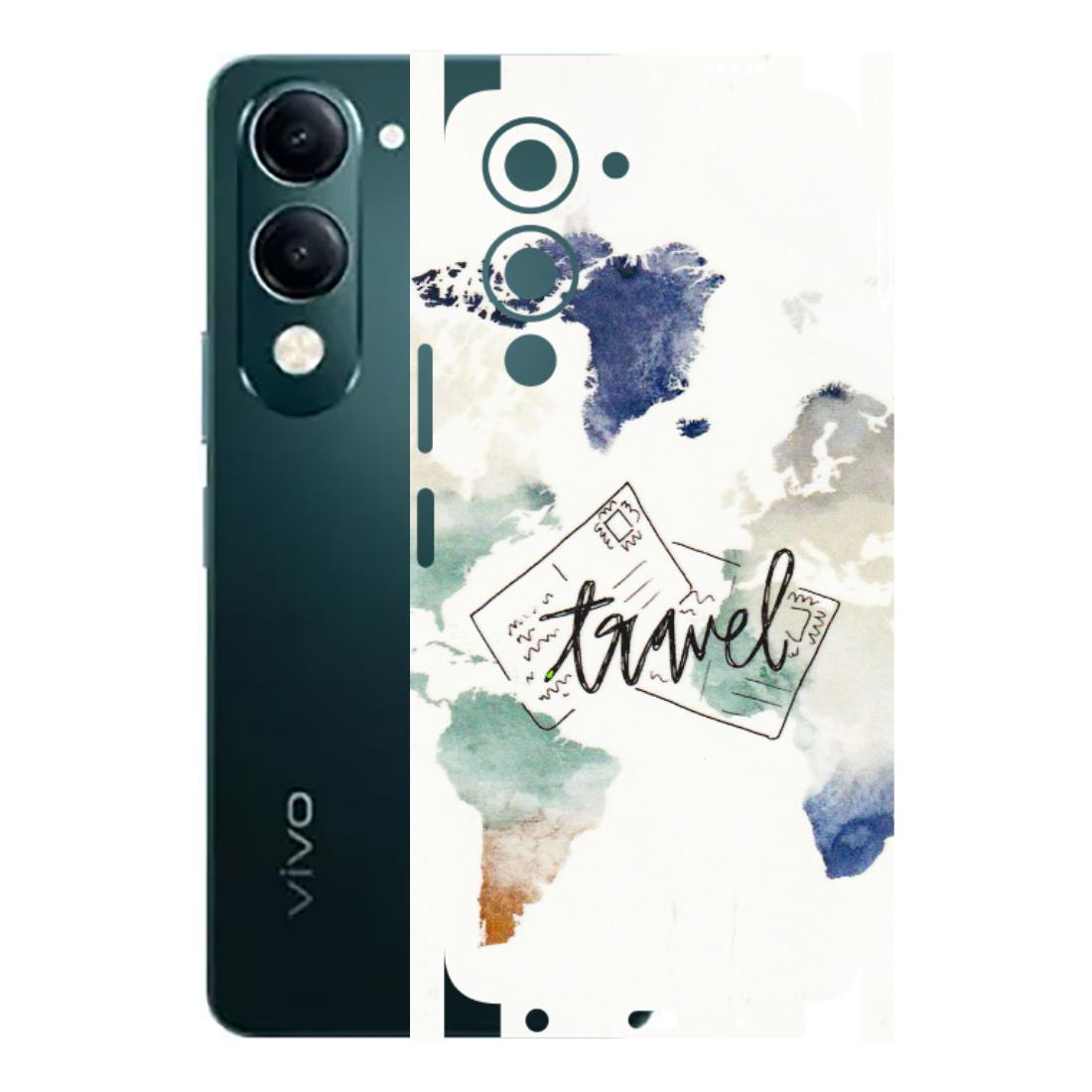 VIVO Y Series Phone Skins (All Models) - Travel The World - 3D Embossed Finish (L-232) Vivo Y19E